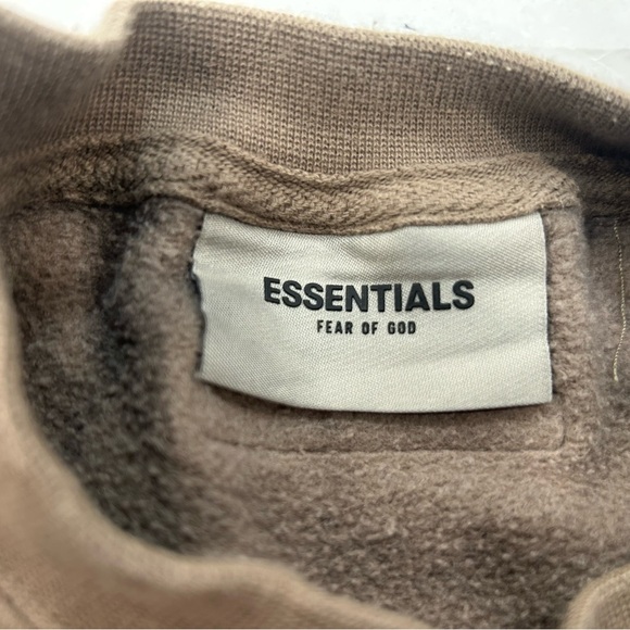 Essentials kid’s Tan Crewneck Sweater - Picture 4 of 12